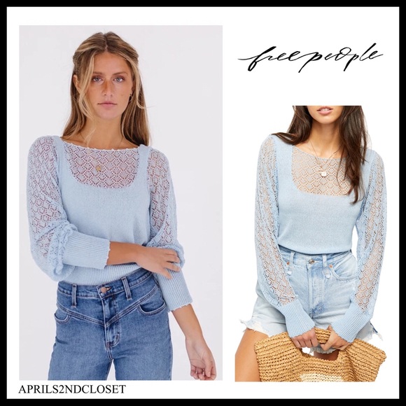 Free People Sweaters - FREE PEOPLE BOHO PULLOVER LUXE KNIT SWEATER A3C